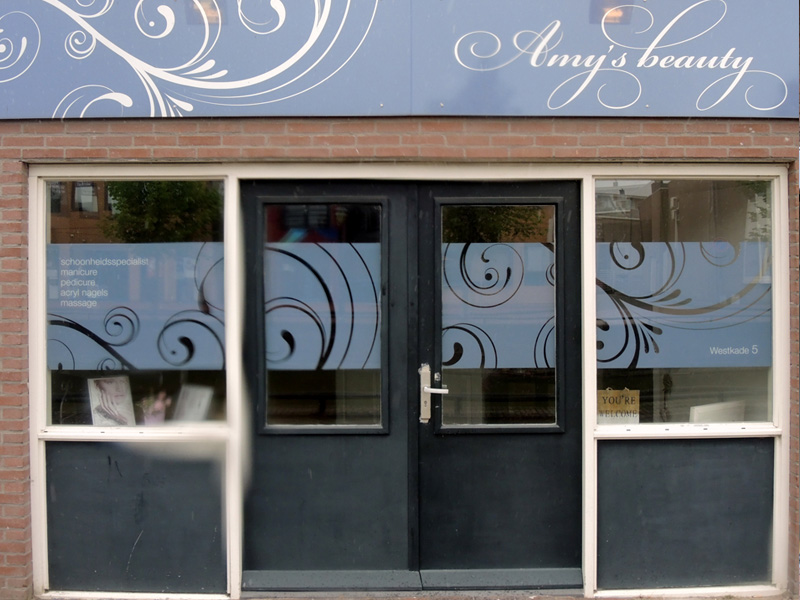 De salon van Amy's beauty aan de Westkade 5